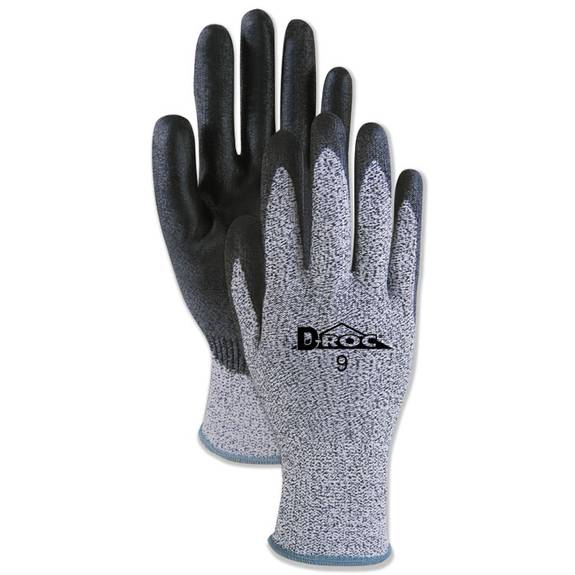 Boardwalk  Palm Coated Cut-resistant Hppe Glove, Salt & Pepper/black, Size 9 (large), Dz Gpd5309 1 Dozen