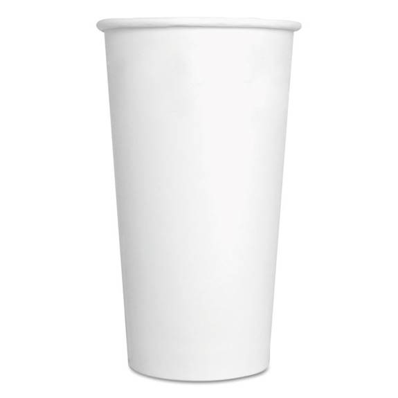 Boardwalk  Convenience Pack Paper Hot Cups, 20 Oz, White, 135/carton Henhcup20op 135 Case