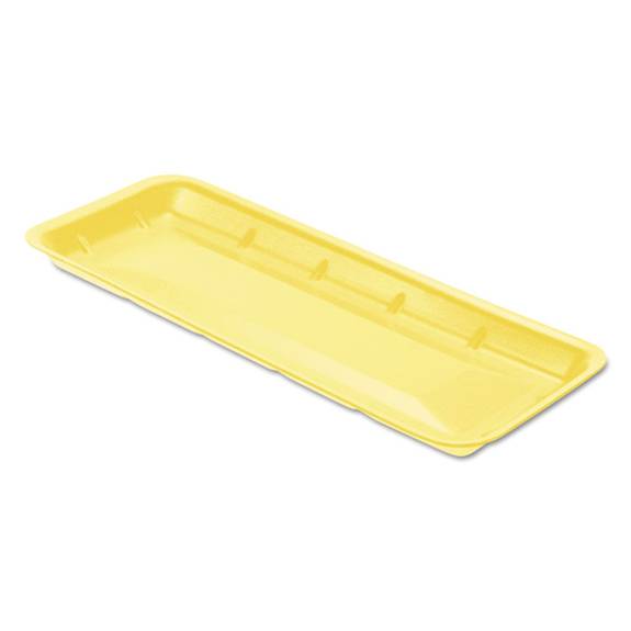 Genpak  Supermarket Trays, Yellow, Foam, 14 1/2 X 5 3/4 X 1, 125/bag, 2 Bags/carton Gnp 7syl 250 Case