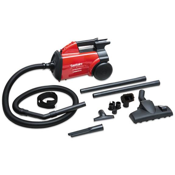 Sanitaire  Extend Canister Vacuum, 10 Lb, Red Eur Sc3683b 1 Each