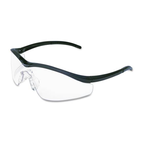 Mcr  Safety Triwear Onyx Frame, Clear Antifog Lens, Black Cord T1110af 1 Each