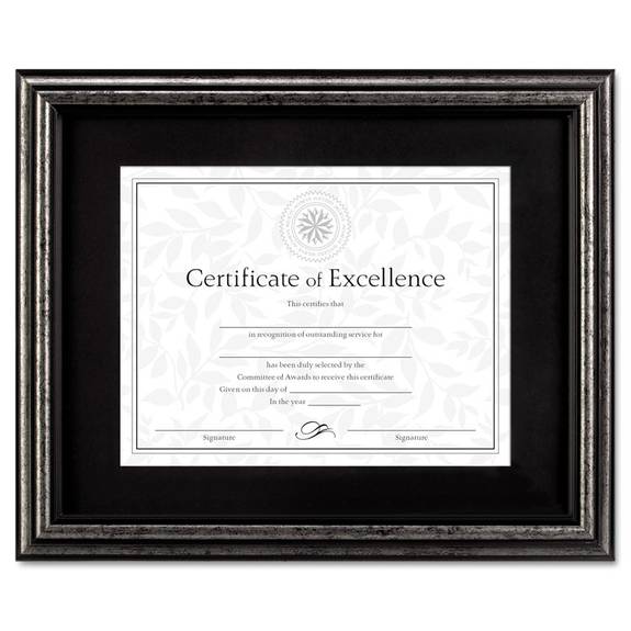 Dax  Document Frame, Desk/wall, Wood, 11 X 14, Antique Charcoal Brushed Finish N15790st 1 Each