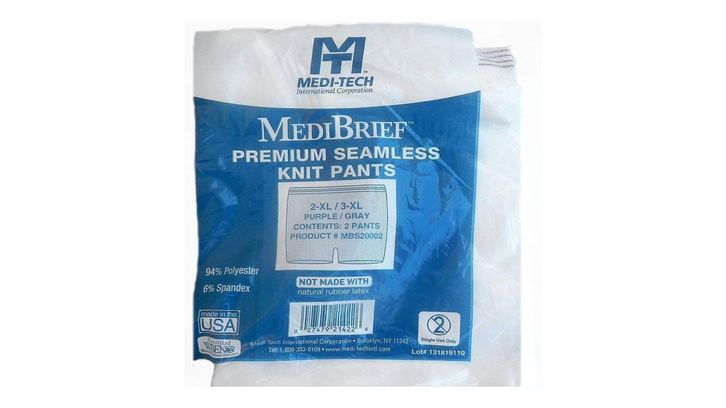 Medibrief Seamless Knit Pant 2x large/3x large 38 62 Part No