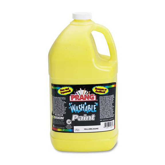 Prang  Washable Paint, Yellow, 1 Gal 10603 1 Each