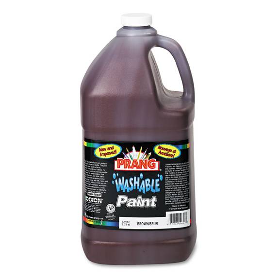 Prang  Washable Paint, Brown, 1 Gal 10608 1 Each