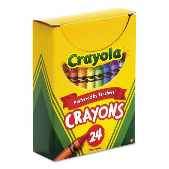 Crayola  Classic Color Crayons, Tuck Box, 24 Colors 520024 24 Box