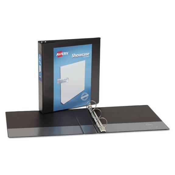 Avery  Showcase Economy View Binder W/round Rings, 11 X 8 1/2, 1 1/2