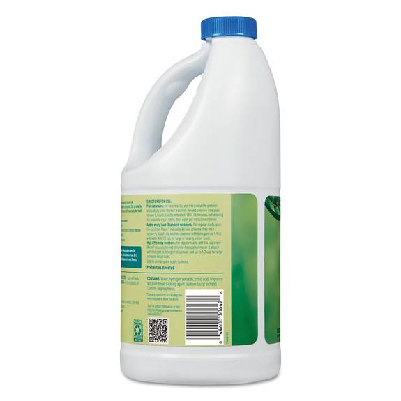 Green Works  Chlorine Free Stain Remover And Bleach, 60 Oz Bottle, 8/carton 30647 8 Case