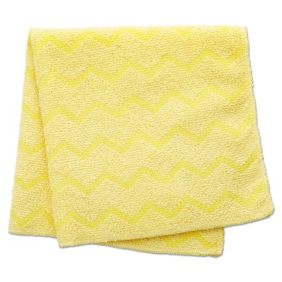 Microfiber Bathroom Cleaning Cloths, 16 X 16, Yellow
