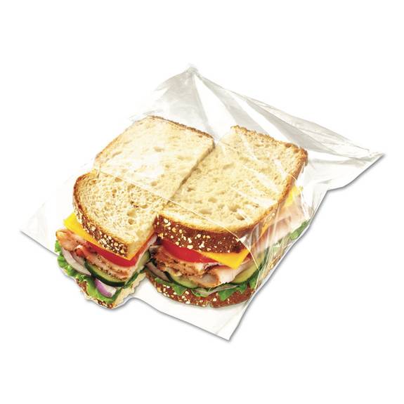 Glad Fold-top Sandwich Bags, 6 1/2 X 5 1/2, Clear, 180/box 60771