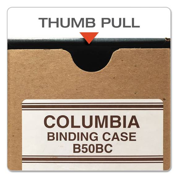 Globe Weis  Columbia Recycled Binding Cases, 2 1/2