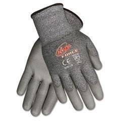 Mcr  Safety Ninja Force Polyurethane Coated Gloves, Medium, Gray, Pair N9677m 1 Pair