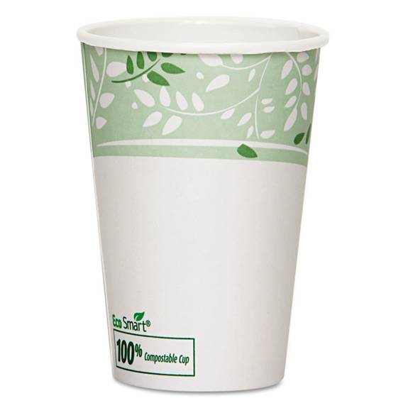 Dixie  Ecosmart Hot Cups, Paper W/pla Lining, Viridian, 16oz, 1000/carton 2346pla 1000 Case