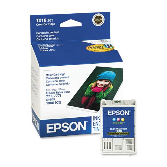 Epson  T018201 (18) Intellidge Ink, Tri-Color T018201 1 Each