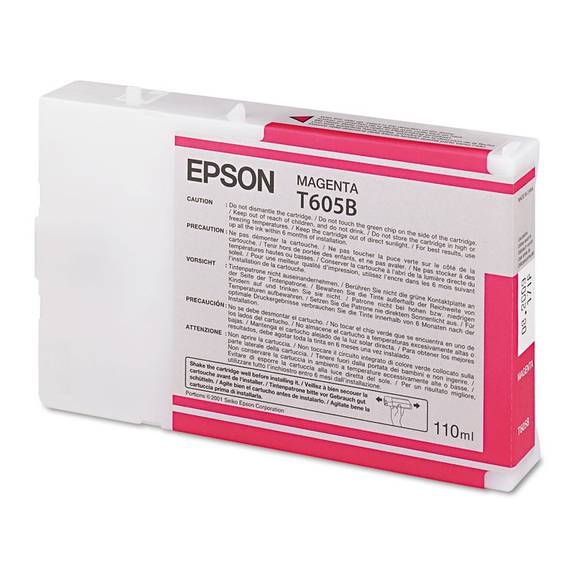 Epson  T605b00 Ink, Magenta T605b00 1 Each