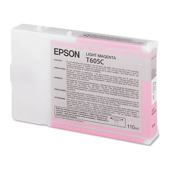 Epson  T605c00 Ink, Light Magenta T605c00 1 Each