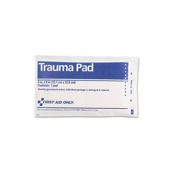 First Aid Only  Smartcompliance Trauma Pad, 5