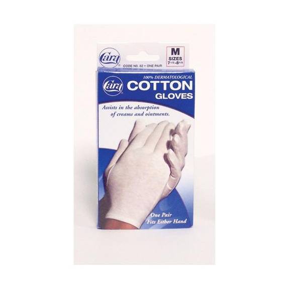 Cara Inorated Cotton Gloves - White X-large (pair) Fits 9-1/2 - 10-1/2 ...