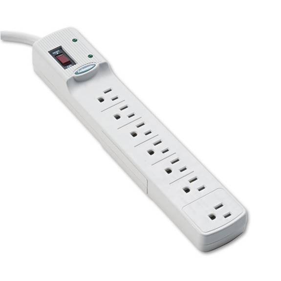 Fellowes  Advanced Computer Series Surge Protector, 7 Outlets, 6 Ft Cord, 840 Joules 99004 1 Each