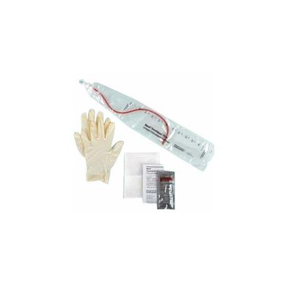 Touchless Plus Unisex Red Rubber Intermittent Catheter Kit 12 Fr 1100 Ml Part No. 4a5042 (1/Ea)