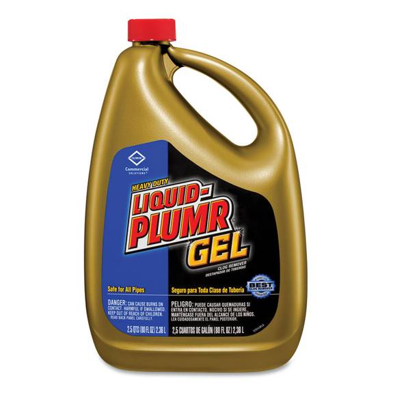 Liquid Plumr  Heavy-duty Clog Remover, Gel, 80oz Bottle, 6/carton 35286 6 Case
