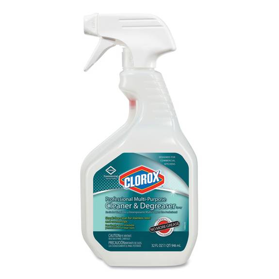 Clorox  Professional Multi-purpose Cleaner And Degreaser Spray, 32 Oz Bottle, 9/carton 30865 9 Case