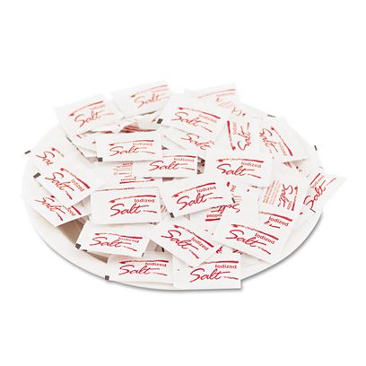Diamond Crystal Salt Packets, .75 Grams, 1000 Packets/box, 3 Boxes ...