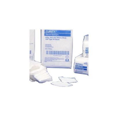 Curity Woven Gauze Sponge, Non-Sterile, 4" X 8", 12 Ply Part No. 2835 (200/Package)