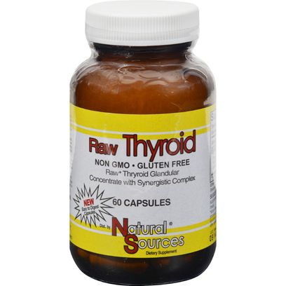 Natural Sources Raw Thyroid 60 Tablets