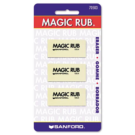 Prismacolor ® MAGIC RUB® Art Eraser, White, 3/pk (70503)