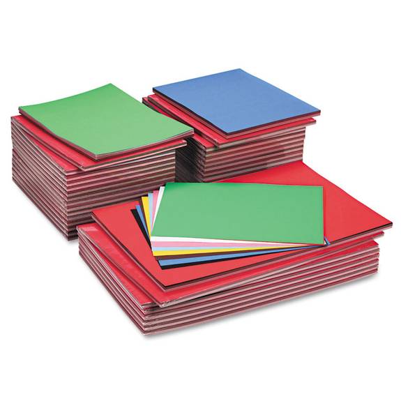 Pacon 104120 Tru-ray Construction Paper- 76 Lbs.- 9 X 12 & 12 X 18- Assorted-2000 Sheets/cartoon