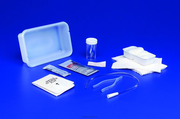 Curity Dover Vinyl Open Urethral Catheter Tray 14 Fr Part No. 3141 (1/Ea)