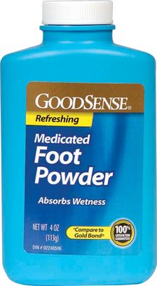 Medicated Foot Powder, 4 Oz. Part No. Af00001 (1/ea)