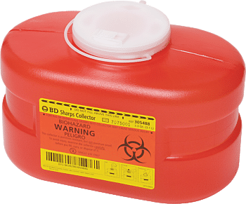 Multi-Use 1 Piece Sharps Container 3.3 Qts Part No. 305488 Qty 1