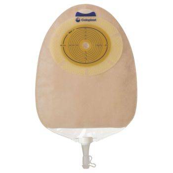 Sensura 1-Piece Multi-Chamber Urostomy Pouch Flat CTF 3/8