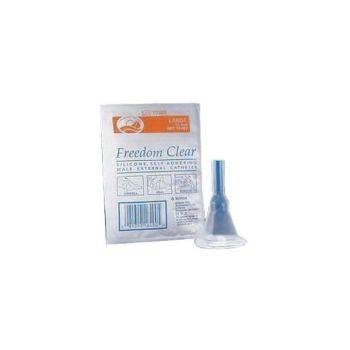 Freedom Clear Self-Adhering Male External Catheter, 28 mm Part No. C5200 Qty 1