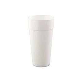 Dart Drink Foam Cups, Hot-cold, 24oz, White, 25-bag, 20 Bags-carton