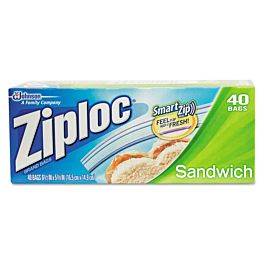 HomeRite Zipper Sandwich Bags - 6 1/2 x 5 7/8 - 35ct — AllGoods