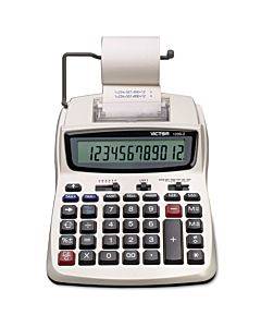 1208-2 Two-color Compact Printing Calculator, Black/red Print, 2.3 Lines/sec