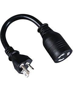 6in Power Cord Adapter Cable Heavy Duty L5-20r To 5-20p 20a 12awg(1/ea)