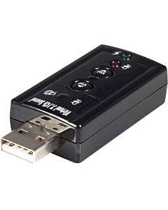 Turn A Usb Port Into A Virtual 7.1 Channel Sound Card - Usb Sound Card - Usb Ext(1/ea)