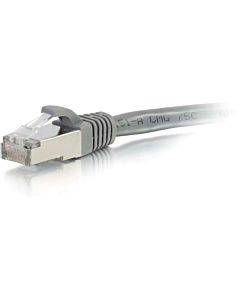 C2g 4ft Cat6a Snagless Shielded (stp) Network Patch Cable - Gray(1/ea)
