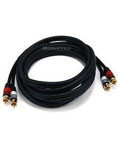 Rca Plug/2 Rca Plug M/m 22awg Cable-10ft(1/ea)