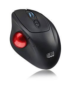 Adesso 2.4ghz Wireless Programmable Ergonomic Trackball Mouse, With Detachable 1(1/ea)
