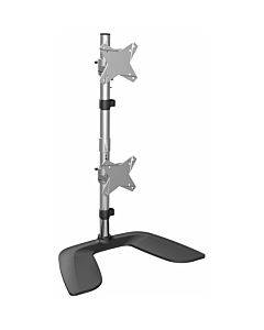 Vesa Mount 75x75/100x100mm Vertical Dual Monitor Stand - Stacked Displays Up To(1/ea)