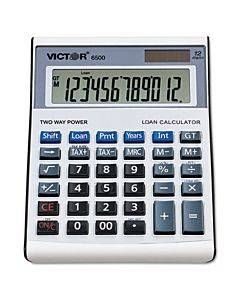 6500 Executive Desktop Loan Calculator, 12-digit Lcd