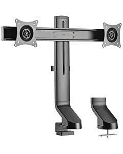 Dual-display Monitor Arm W/ Desk Clamp Height Adjustable 17-27in(1/ea)