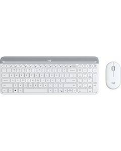 Logitech Mk470 Slim Wireless Keyboard And Mouse Combo -off-white(1/ea)