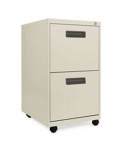 File Pedestal, Left Or Right, 2 Legal/letter-size File Drawers, Putty, 14.96" X 19.29" X 27.75"