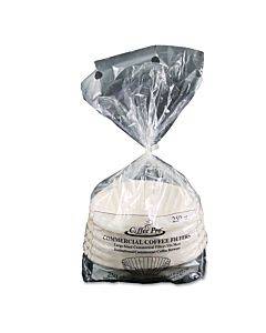 Basket Filters For Commercial Coffeemakers, 12-cups, White, 250 Filters/pack